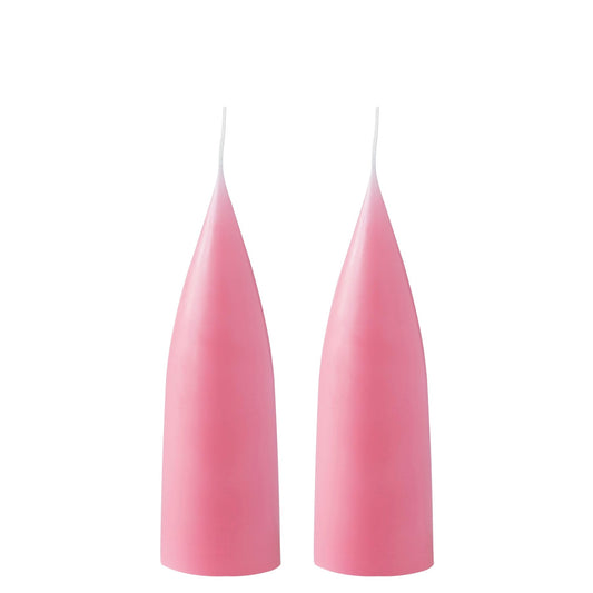 schöne konische Kerze - pastell Rosa