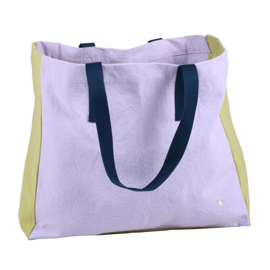 Tasche "SHOPPING BAG" Tricolo Lilas